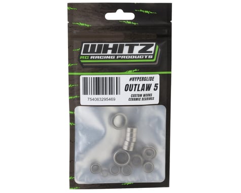 Whitz Racing Products Hyperglide Outlaw 5 Full Ceramic Bearing Kit, WRP-CWO5-HGFK