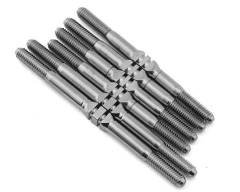 Whitz Racing Products Custom Works Outlaw 5 HyperMax 3.5mm Titanium Turnbuckles (Silver) (6), WRP-CWOUT5-HM