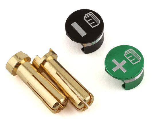 Whitz Racing Products Battery Grabs w/5mm Bullets (Green), WRP-GRB-GRN