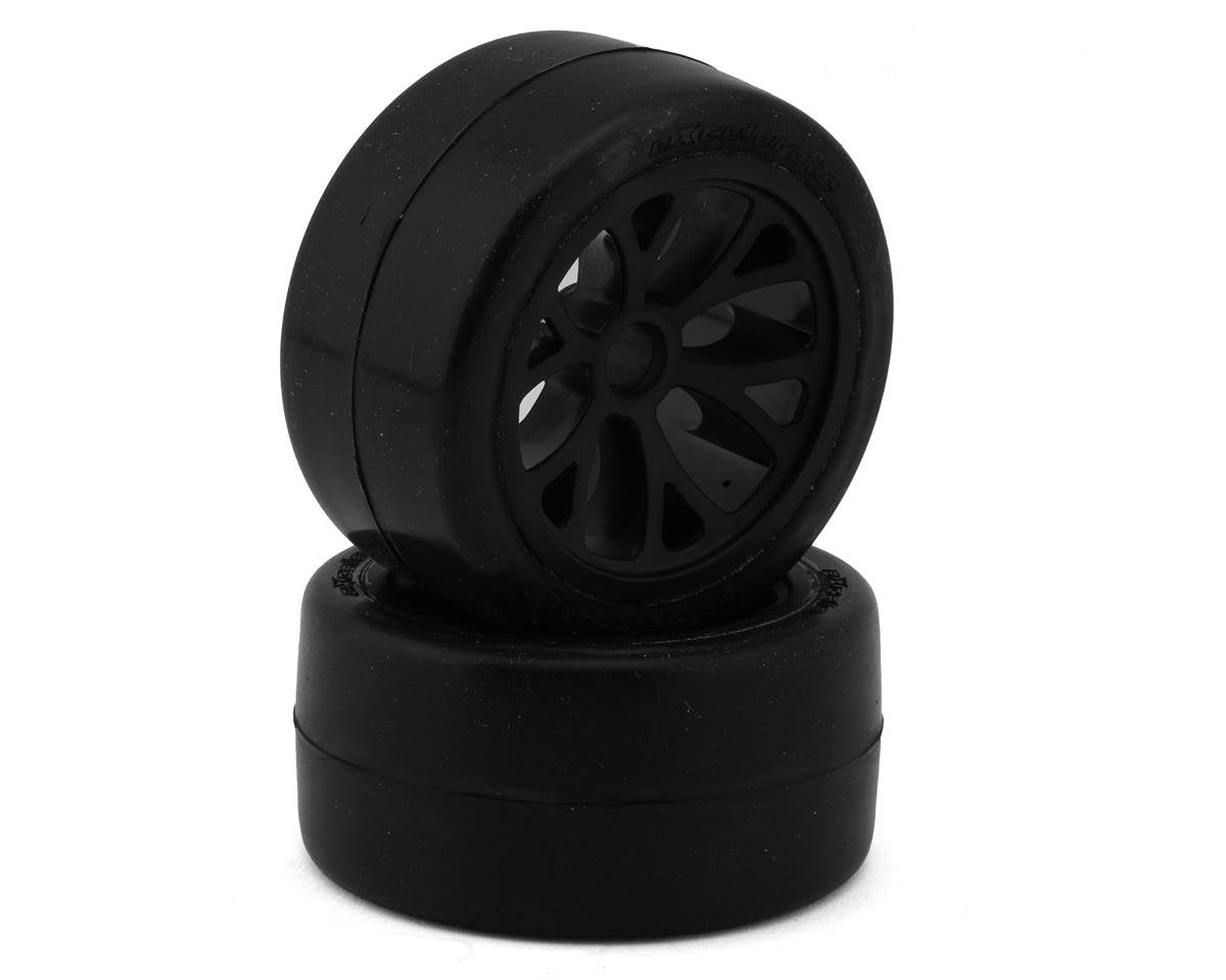 eXcelerate WGT-R Front Pre-Mounted Rubber Tires (2) (Medium), XCE-3075.CS