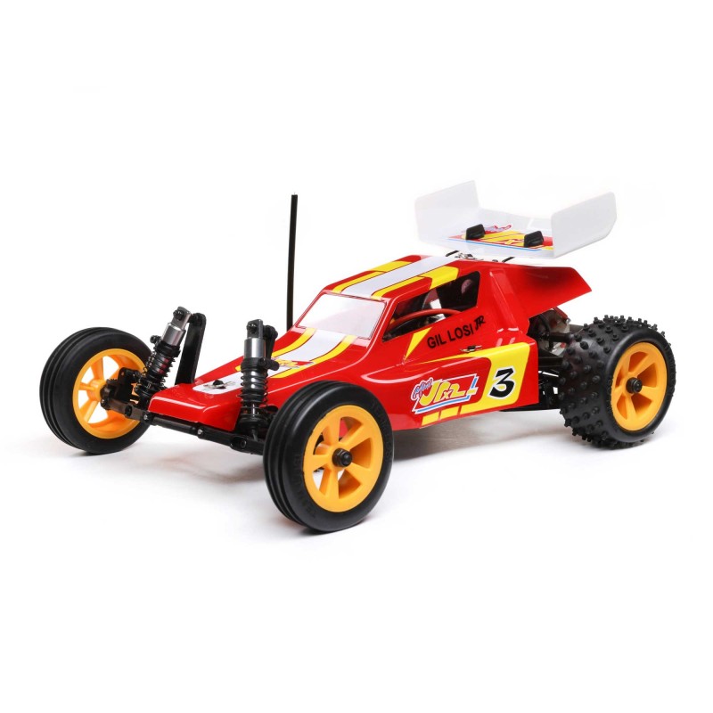 Team Losi 1/16 Mini JRX2 2WD Buggy Brushed RTR, Red