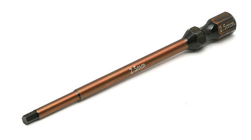 FT 1/4 in Hex Driver Bit, 2.5 mm standard ASC-1662