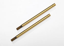Shock shafts, hardened steel, titanium nitride coated (long) (2) TRA-1664T