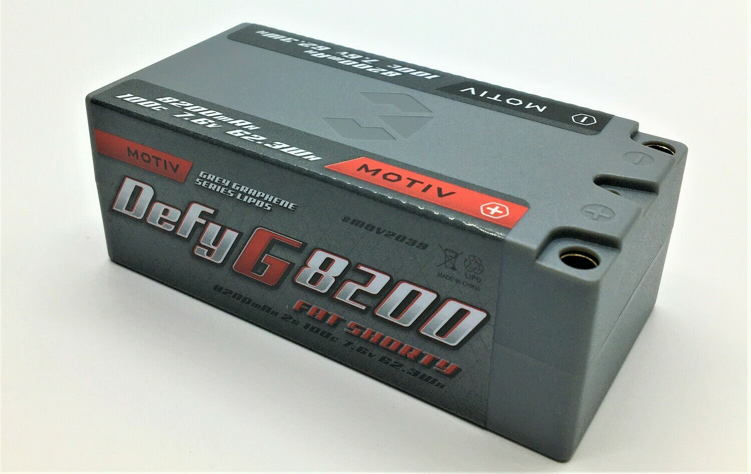 Motiv RC Gravity RC Grey Graphene Fat shorty 8200mAh