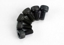 Screws, 3x6mm cap-head machine (hex drive) (6) TRA-2554