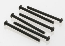 Screws, 3x40mm button-head machine (hex drive) (6) TRA-2592