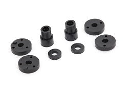Piston head set (2-hole (2)/ 3-hole (2))/ shock mounting bushings & washers (2) (Big Bore Shocks) TRA-2669