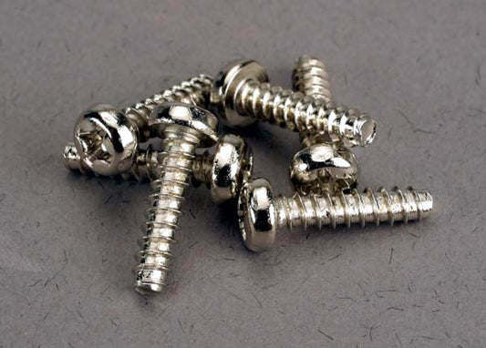 Screws, 3x12mm roundhead self-tapping (6) TRA-2676