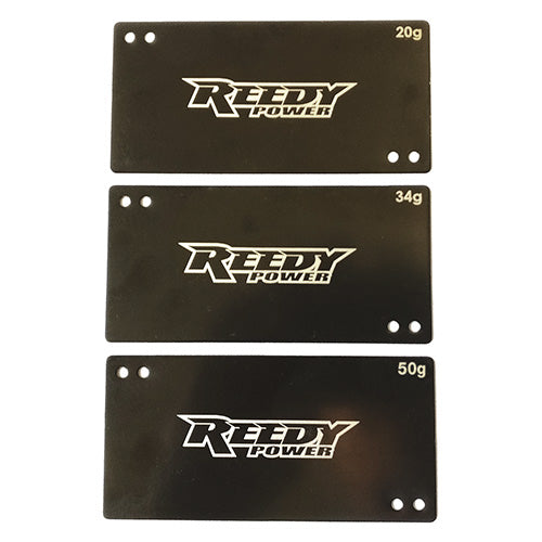 Team Associated Shorty Battery Weight Set, 20g, 34g, 50g