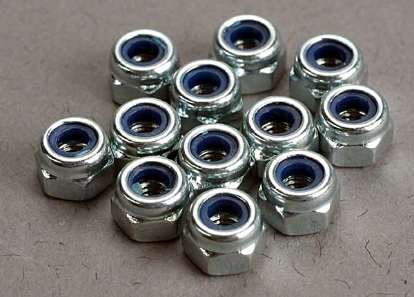 Traxxas 3mm Nylon Locking Nuts (12) TRA-2745