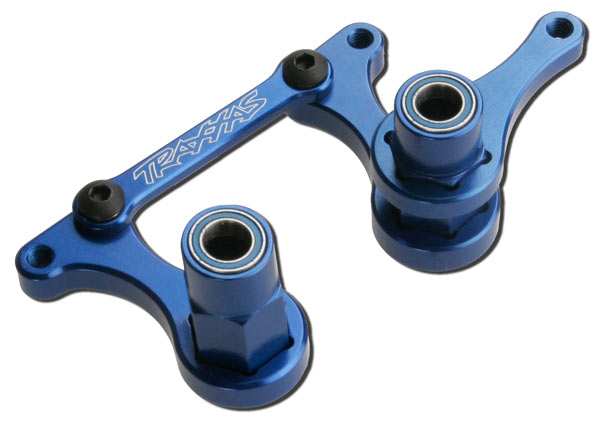 Steering bellcranks, drag link (6061-T6 aluminum)/ 5x8mm ball bearings (4)/ hardware (assembled)