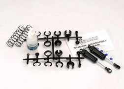 Traxxas Ultra Shocks (black) (long) (complete w/ spring pre-load ...