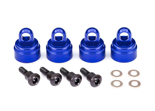 Shock caps, Aluminum Anodized (4) Fits all Traxxas Ultra Shocks