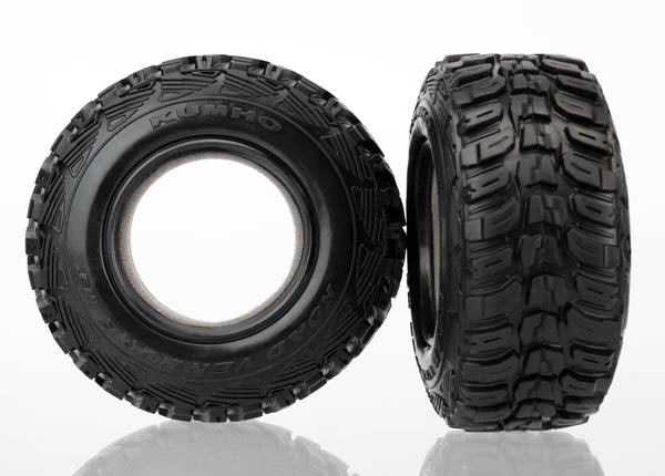 Traxxas Tires, Kumho, ultra-soft (S1 off-road racing compound) (dual profile 4.3x1.7- 2.2/3.0") (2)/ foam inserts (2)