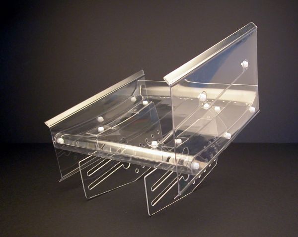 Custom Works Rc Vortex 7x7 in Sprint Top Wing w/Mounts