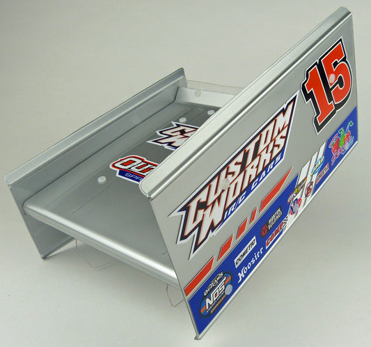 Flat 7x7 Sprint Top Wing w/ Mounts CW-9137