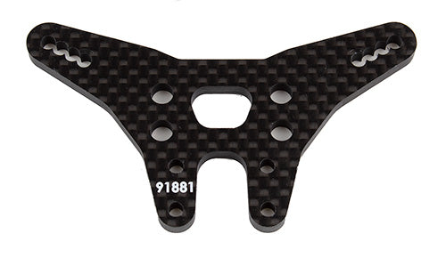 RC10B6.3 Rear Shock Tower, carbon fiber ASC-91881