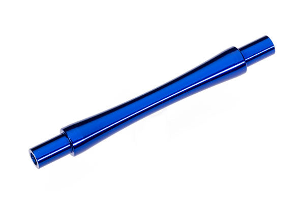 Axle, wheelie bar, 6061-T6 aluminum (blue-anodized) (1)/ 3x12 BCS (with threadlock) (2) 9463X