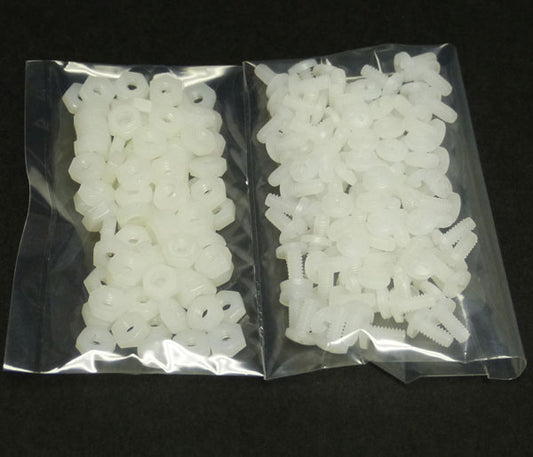 Custom Works RC Nylon Screws and Nuts (100 ea.)