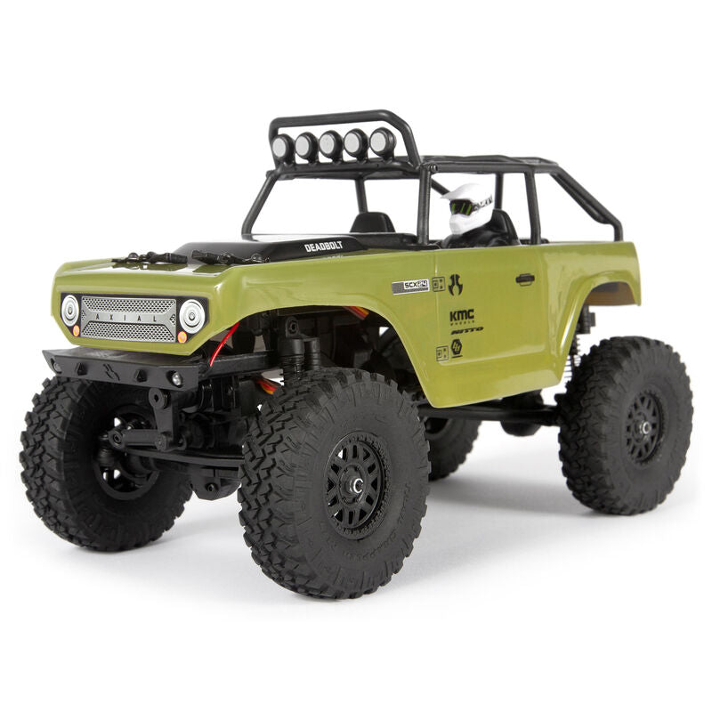 Axial SCX24 Deadbolt 1/24th Scale Elec 4WD - RTR, Green