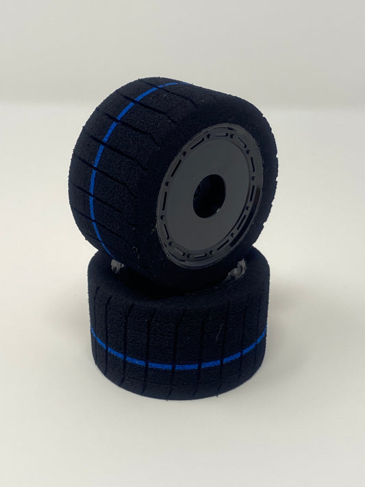 Mark Cuts – BSR Racing Dirt Oval CW/GFRP Spec Rear Foam Tires, XX-Pink.