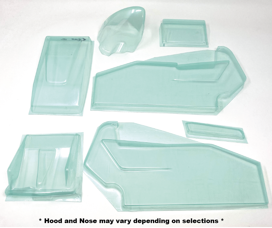 Sprint Car Body Kit, fits Custom Works RC
