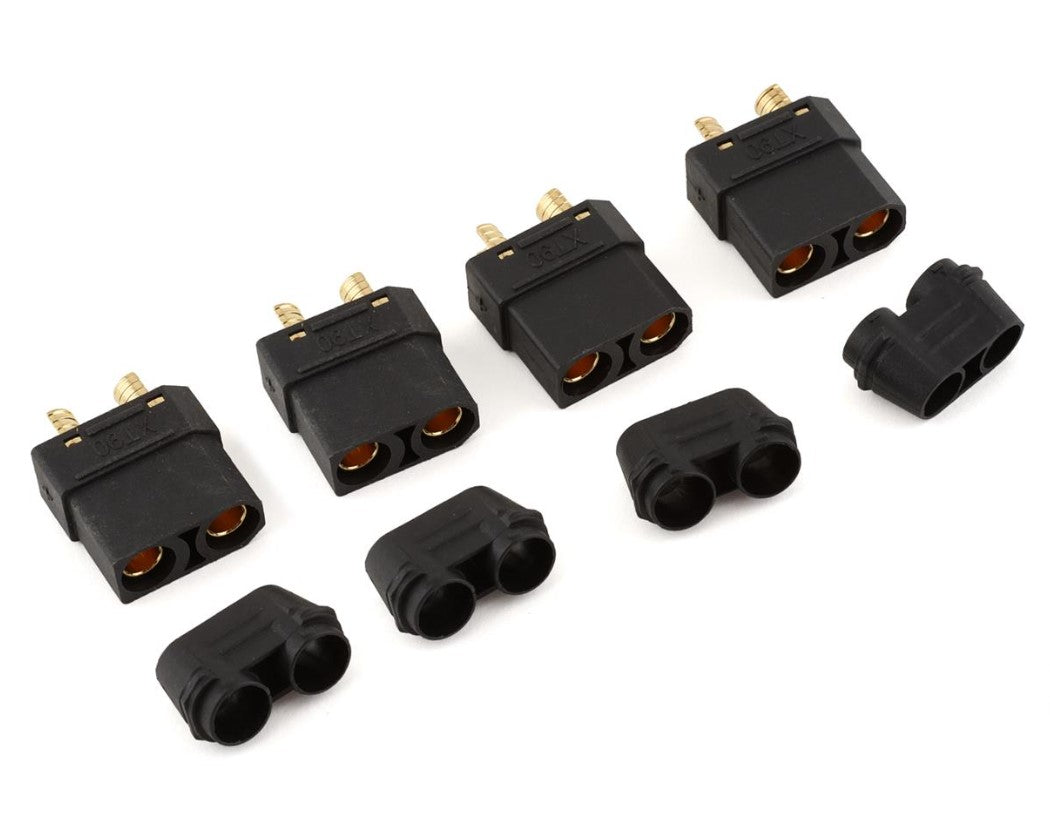 DragRace Concepts XT90 Male Connectors (Black) (4) DRC-901