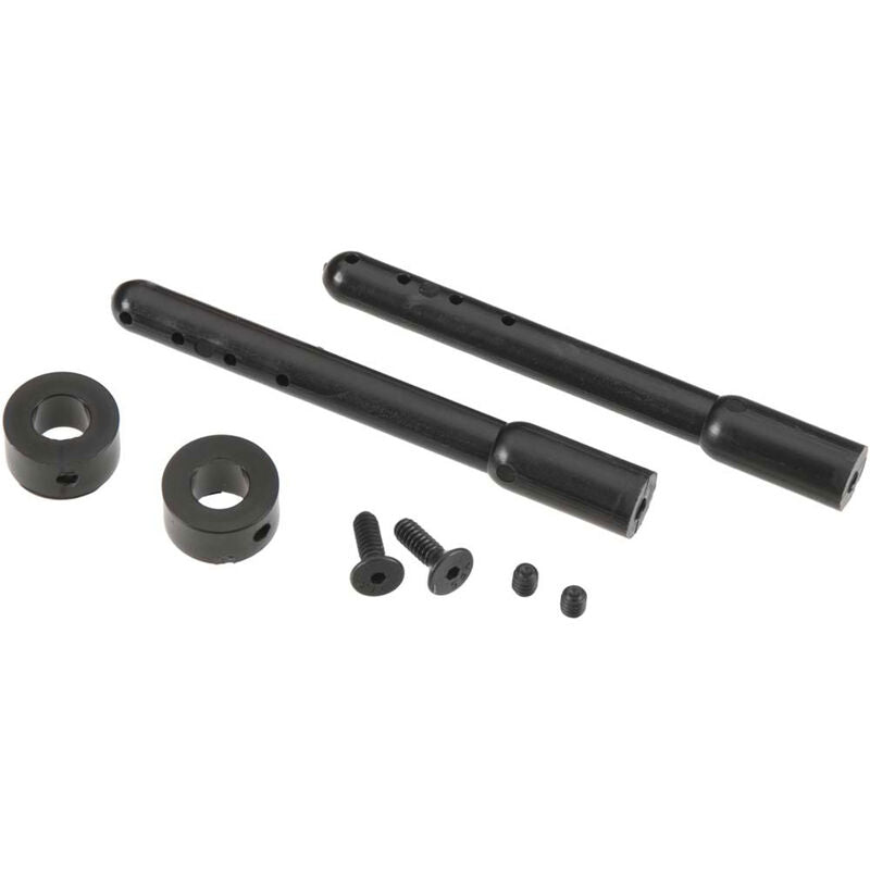 Duratrax Nylon Body Post Black 2.5" (2)