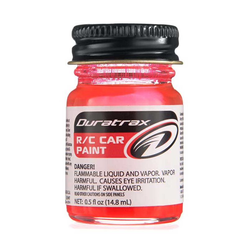 Polycarb Airbrush Paint, Fluorescent Red, 0.5 oz