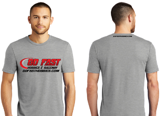 Go Fast Raceway and Hobbies T-shirt – Gray