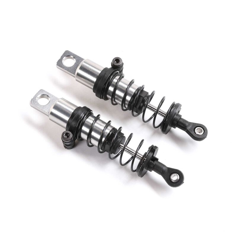 Team Losi Front Shock Set, Assembled: Mini JRX2