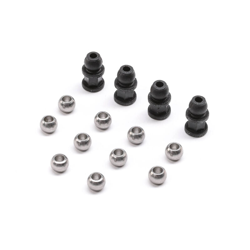 Team Losi Pivot Balls & Shock Mount: Mini JRX2