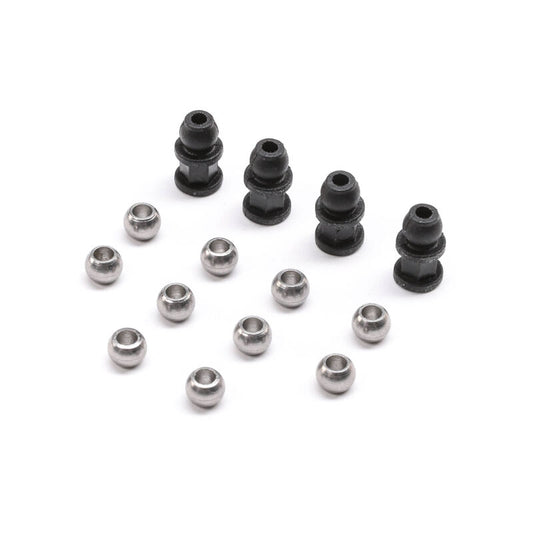 Team Losi Pivot Balls & Shock Mount: Mini JRX2