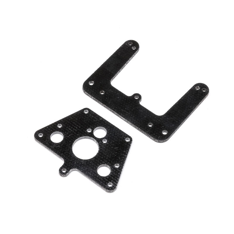 Team Losi Front & Rear Shock Towers: Mini JRX2