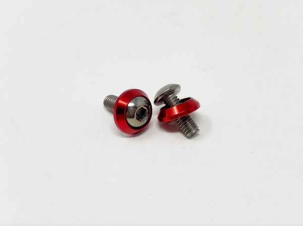 Titanium 3mm Motor Screws (2) with Washers (2)