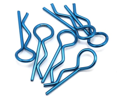 Team Associated Body Clips, Metallic Blue ASC-1736