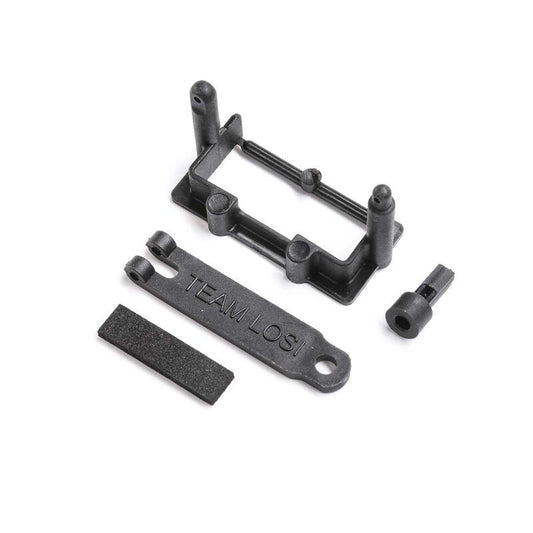 Team Losi Battery Box, Antenna Mount: Mini JRX2