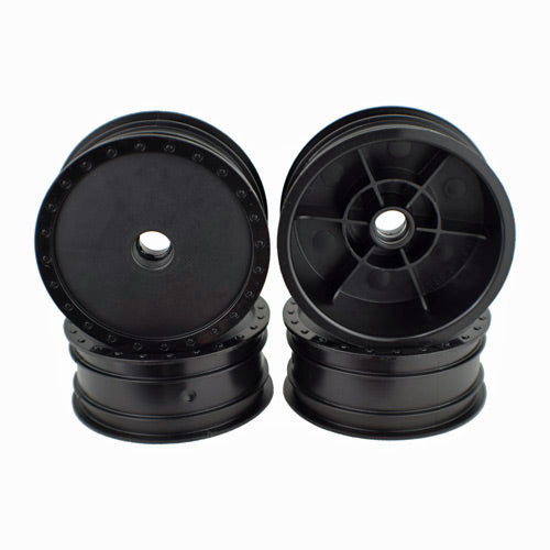 Borrego Wheels for Associated B4 / Bearing / Front / BLACK / 4Pcs