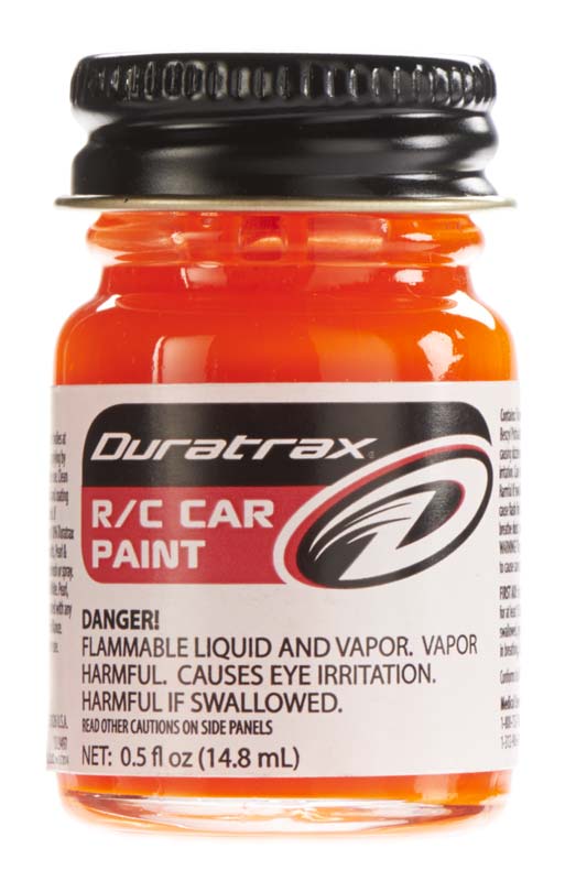 Polycarb Airbrush Paint, Fluorescent Orange .5 oz