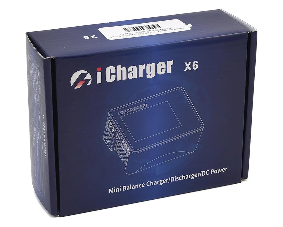 Junsi iCharger X6 Lilo/LiPo/Life/NiMH/NiCD DC Battery Charger (6S/30A/800W) (Special Edition) JUN-X6AMN