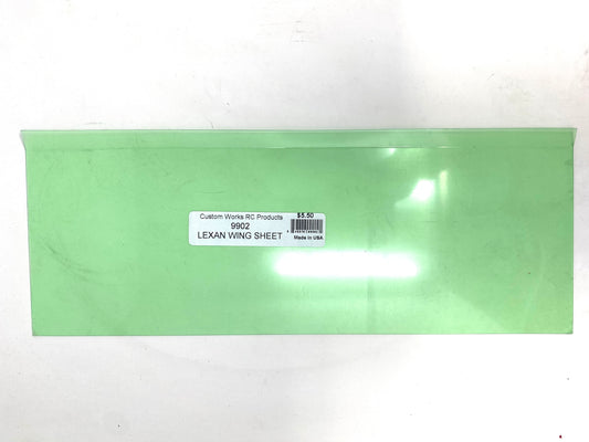 Lexan Wing Sheet  .030″ x 16″ x 6″ CW-9902