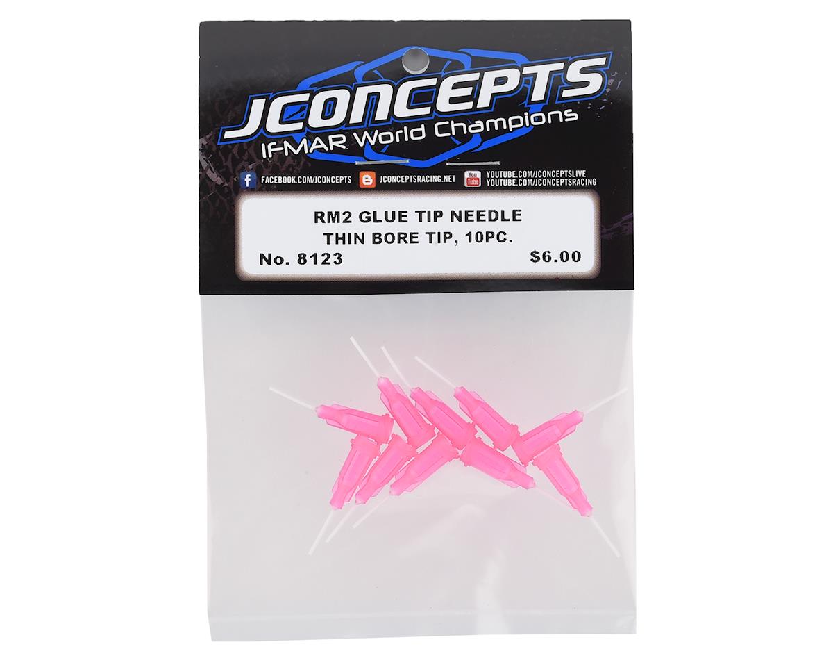 JConcepts RM2 Thin Bore Glue Tip Needles (Pink) (10) JCO-8123