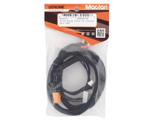 Maclan Max Current 2S/4S Charge Cable Lead w/4mm & 5mm Bullet Connector (Junsi X6 iCharger), MCL4173