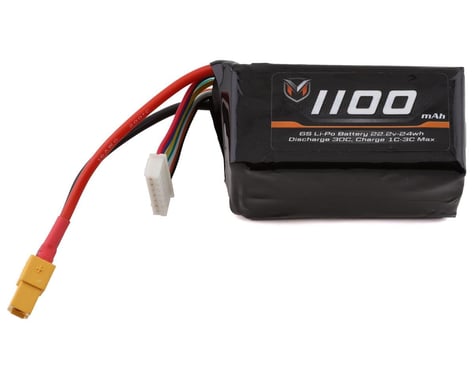 Maclan SSI Series 6S LiPo Battery Pack w/XT60 (22.2V/1100mAh), MCL6021