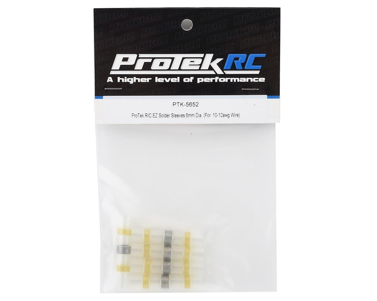 PTK-5652 - ProTek RC 6mm EZ Solder Splice Tube Sleeves (5) (12-10awg Wire)