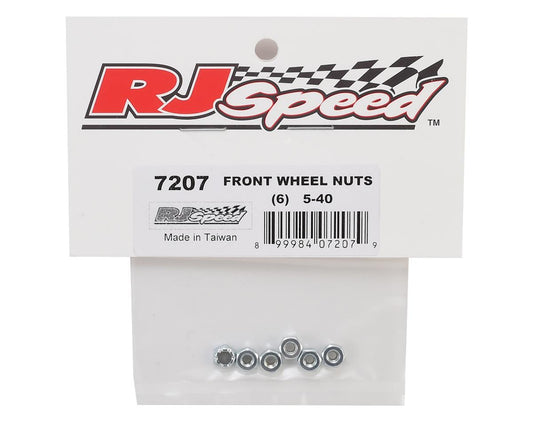 RJ Speed 5-40 Front Wheels Locknuts (6) RJS-7207