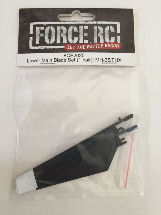 Force RC Lower Main Blade Set (1 pair) MH-35 FHX FCE2020