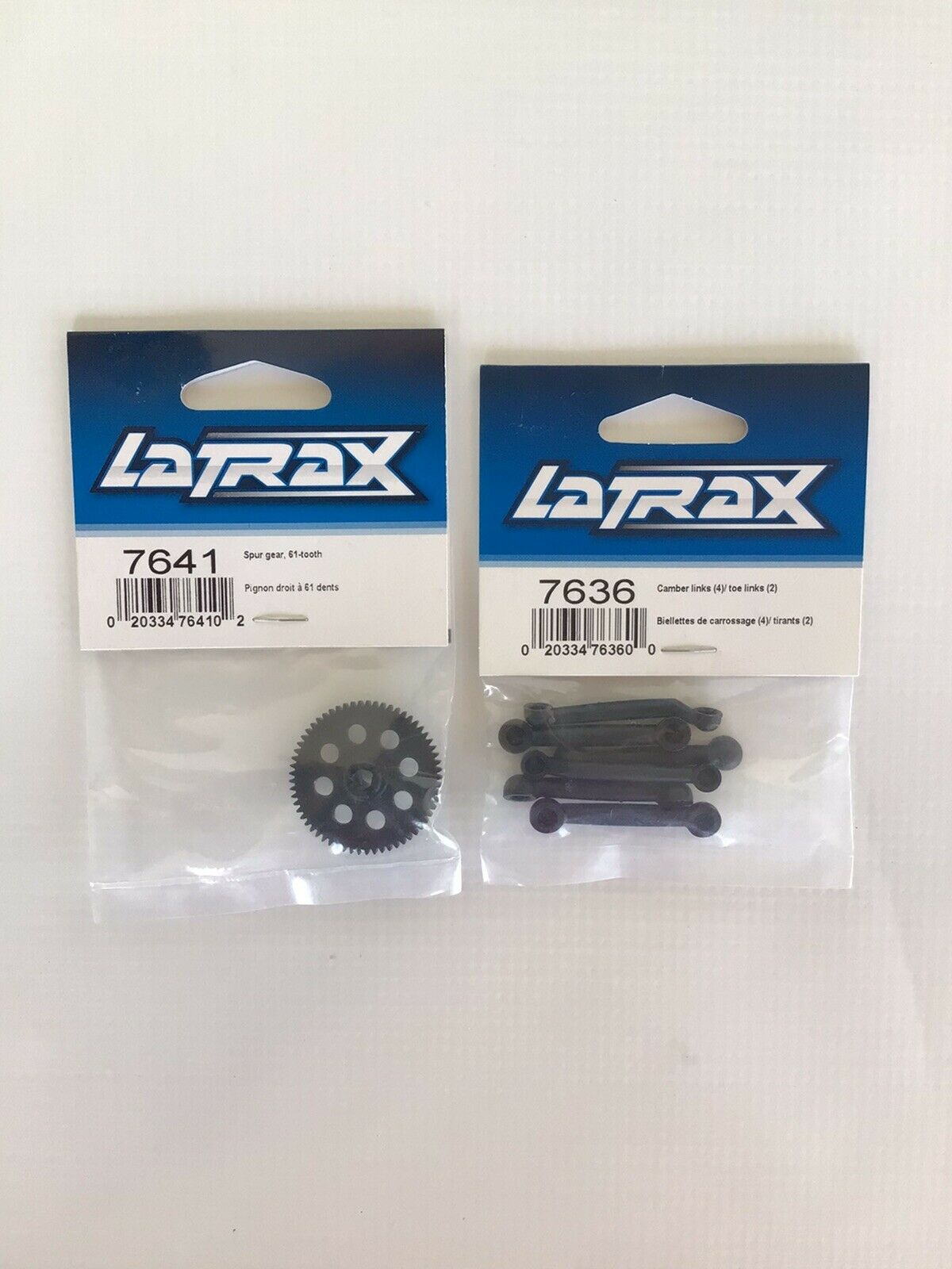 Traxxas Lorax 7641 7636 spur gear camber link (bx15)