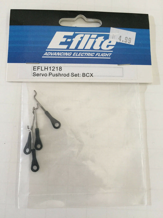 E-Flite BCX Servo Pushrod Set,  EFLH1218